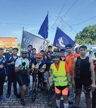Roseate Hotels & Resorts Co-hosts an iconic 150 k.m. Cyclothon